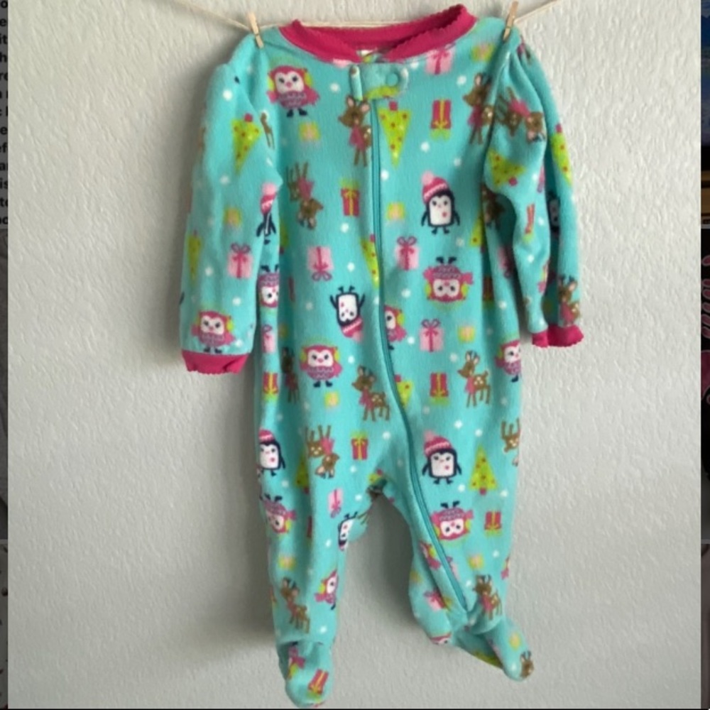 Fleece footed pajama